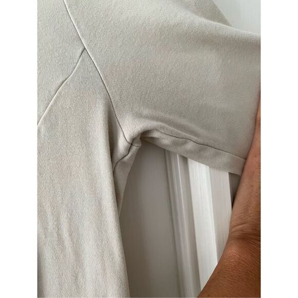 Territory Ahead cream and tan t-shirt short sleeve dress S - Picture 6 of 6